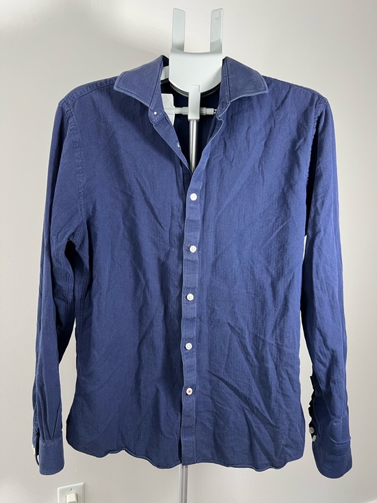 Tommy Hilfiger Other - Tommy Hilfiger Men's Button-Down Slim Fit Shirt in Navy Blue
